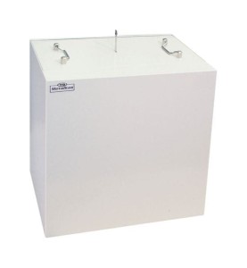 Bezpieczny pojemnik 7BP kl. S1 z zamkiem kluczowym szary