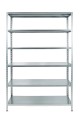Regał metalowy skręcany 6 półek BR24 200x120x50 100kg ocynk - front