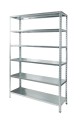 Regał metalowy skręcany 6 półek BR24 200x120x50 100kg ocynk - skos