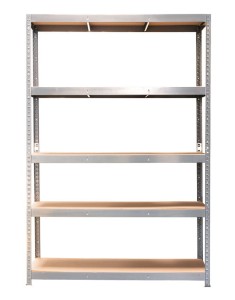 Regał metalowy wciskany ATLAS-8 180x120x60 200kg ocynk MDF