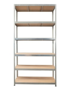 Regał metalowy wciskany ATLAS-14 225x120x60 200kg ocynk MDF