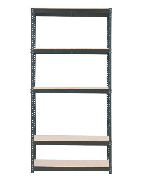 Regał metalowy skręcany STABIL 180x90x60 200kg grafit MDF