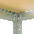 Regał metalowy wciskany BEST 180x80x40 175kg ocynk HDF - noga z półką