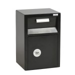 Sejf depozytowy 2DEPE z zamkiem kluczowym czarny