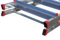 Drabina aluminiowa Bayersystem BS-DA4 150kg czerwone elementy plastikowe