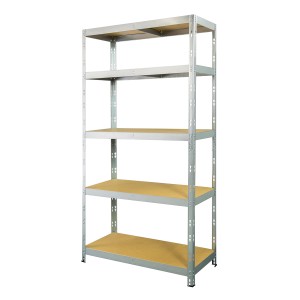 Regał metalowy wciskany MET175 180x90x40 175kg ocynk TÜV HDF