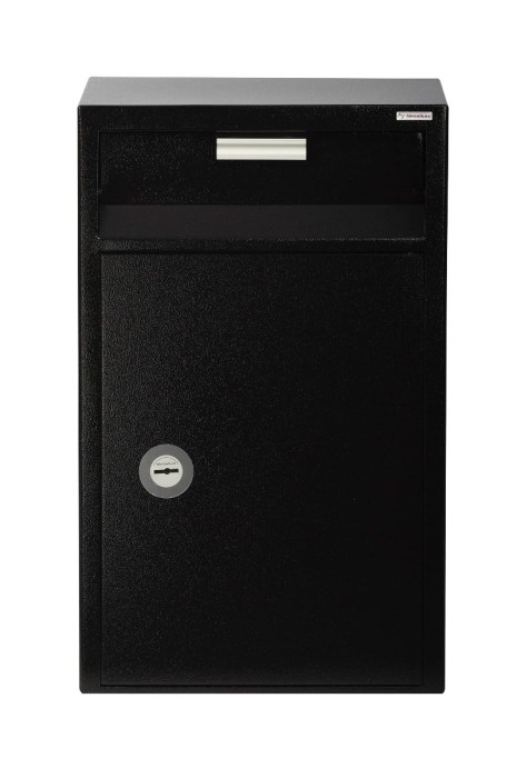 Sejf depozytowy 4DEPE z zamkiem kluczowym czarny
