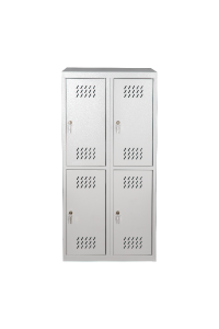 Szafka skrytkowa ubraniowa do szatni 4MSS JUNIOR 120x60x49 4 skrytki szara