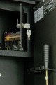 Szafa na broń długą SB3S kl. S1 z zamkiem elektronicznym czarna - na 3 sztuki broni - skrytka