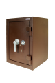 Sejf 3GB kl. I z zamkiem kluczowym brązowy skos