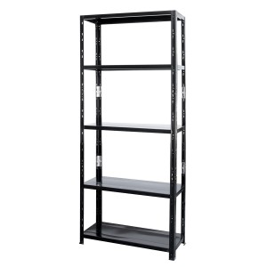 Regał metalowy wciskany BR-WW 180x75x30 50kg czarny