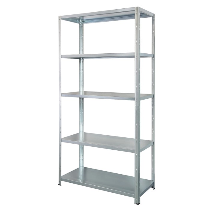 Regał metalowy wciskany BR-WW 180x90x40 65kg ocynk skos