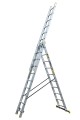 Drabina aluminiowa Bayersystem BS-DW 3x10 - rozstawiona maksymalnie