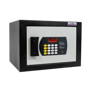 Sejf hotelowy 2HLS BASIC z zamkiem elektronicznym czarno-srebrny