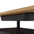 Stół warsztatowy czarny SW2 83x120x60 - szuflada