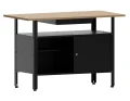 Stół warsztatowy czarny SW2 83x120x60 - skos