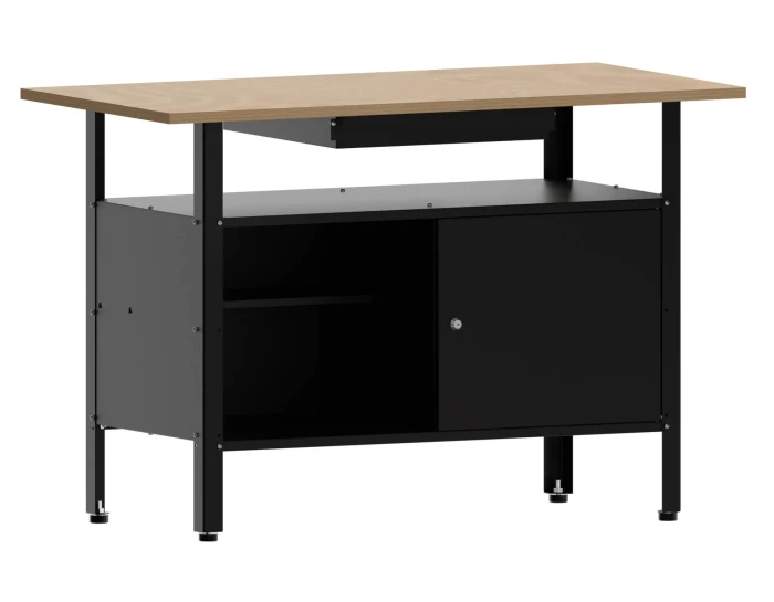 Stół warsztatowy czarny SW2 83x120x60 - skos