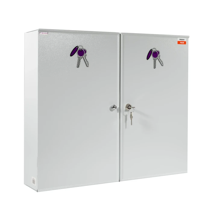 Szafka na klucze metalowa 400 szt. 23SK - podwójne drzwi - zamknięta