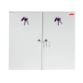 Szafka na klucze metalowa 400 szt. 23SK - podwójne drzwi - zamknięta