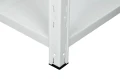 Regał metalowy wciskany BR-WW 150x75x30 50kg biały TÜV - noga