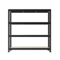 regal-metalowy-mega-met-plyta-3.webpRegał metalowy wciskany Mega-Met 180x180x60 300kg 4 półki HDF - front