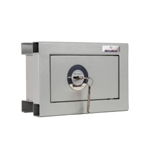 Sejf ścienny 1SC z zamkiem kluczowym szary