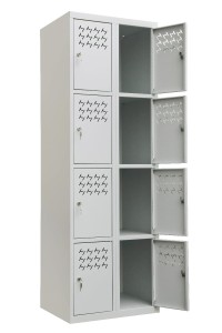 Szafa metalowa skrytkowa 5MSS 180x60x49 8 skrytek szara