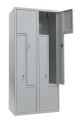 Szafa ubraniowa typu L 180x80x49 2MSL-ECO szara