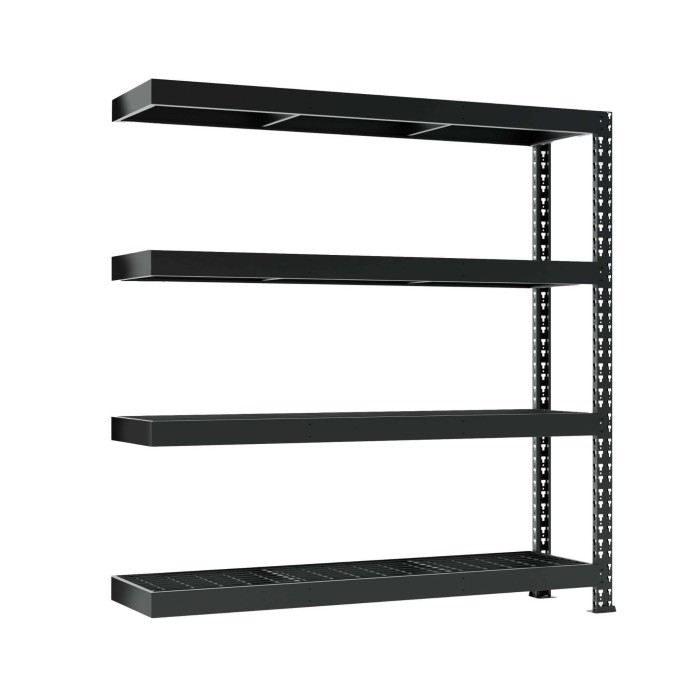 Dostawka do regału wciskanego Mega-Met 180x173x60 500kg 4 półki krata - skos