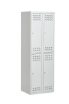 Szafka skrytkowa ubraniowa BHP 4MSS-ECO 180x60x49 4 skrytki szara