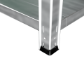 Regał metalowy wciskany BR-WW 180x80x40 60kg ocynk 5 półek - noga ze stopką