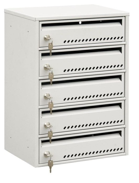 Skrzynka pocztowa na listy do bloku 5-skrytkowa 4SMC4