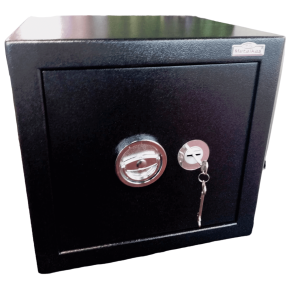 Sejf 4MHL kl. S1 z zamkiem kluczowym czarny 