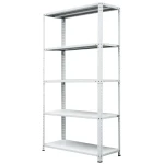 Regał metalowy skręcany BR100 185x100x40 100kg biały