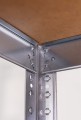 Regał metalowy wciskany RZP 179x90x40 175kg ocynk HDF - noga z półką