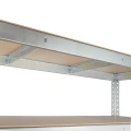 Regał metalowy skręcany STABIL 180x120x40 200kg ocynk MDF półka ze wspornikami