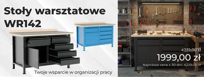 Stoły warsztatowe oferta Metalkas