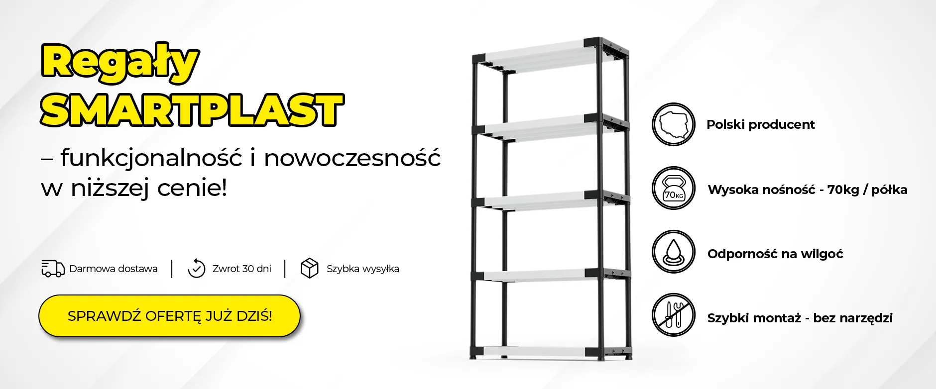 Promocja regały SMARTPLAST